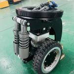 Rubber Double Wheel Differential 3000KG AC Motor Drive Wheel For Factory Agv for sale
