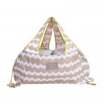 35x39.5cm 600D Oxford Canvas Bag Fabric Grocery Totes Folding Shopping Bag for sale