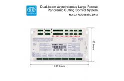 China RUIDA Double Beam Large Format Visual Cutting System Controller RDC6685U-DFM supplier