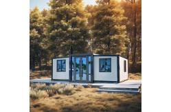 China Waterproof 40FT Container House Expandable Modern Style With Wooden Floor supplier