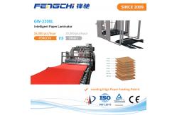 China Flute Laminator Automatic Machine GW-2200L Model Speed 16000 Sheets/Hour supplier