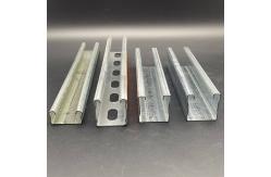 China 41x41 41x21 Slotted 1 58 Custom Length Unistrut Channel with Rib supplier