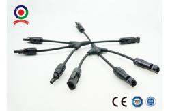 China IP67 1000V Black  Branch Connector , 3 To 1  DC Cable Connectors supplier