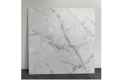 China 600x600mm White Matt Marble Glazed Ceramic Tiles Washroom Rustic Floor Wall Tiles supplier