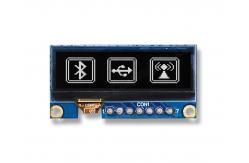 China 1.3'' 128*40 Graphic Mono Sh1106 Spi I2c Wide Temperature OLED supplier