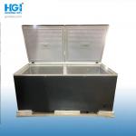China Mechanical Temperature Control Deep Chest Freezer 500L With Two Doors for sale