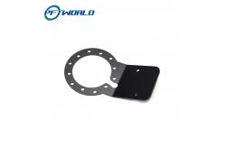 China Custom Sheet Metal Bending Services Black Parts Laser Cutting Powder Coating supplier