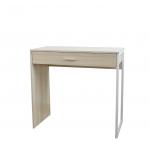 Metal Side Desktop Computer Desk , Wooden Office Computer Table Large Storage Drawer for sale