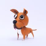 Customized Metal Garden Ornaments Decorative Cute Puppy Series for sale