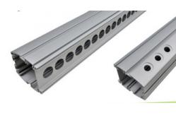 China Powder Painted Hollow Column Aluminum Extrusions Alloy 6063 / 6061 / 6005 supplier