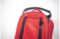 China Tour Zipper Ventilate Shoe Storage Bag 300D Polyester Oxford Fabric supplier