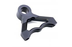 China Aviation Aluminum 7075 Processing Rapid Prototyping Aluminum Alloy Anodized Black Parts supplier
