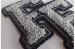 China 100% Towel Sew Chenille Custom Embroidered Patches supplier