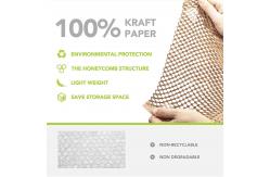 China Degradable Recyclable Honeycomb Wrapping Paper Customized Size supplier
