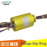 Customized Flange Through Bore Slip Ring AC 1000V 300rpm / Min For Rotating Door for sale