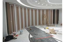 China Arc Sound Proof Sliding Movable Partition Wall Hotel Project Acoustic Partition supplier