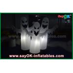 1.5m OXford Cloth Halloween 3 Ghost Inflatable Lighting Decoration Waterproof for sale