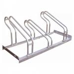Traffic-Line 3 Space Lo-Hoop Bicycle Rack  From China Metal Fabrication Factory for sale
