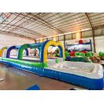 Commercial Inflatable Water Slide With Pool Single Lane Inflatable Water Slip Bouncy for sale