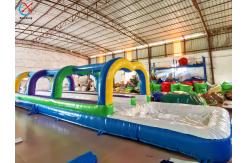 China Commercial Inflatable Water Slide With Pool Single Lane Inflatable Water Slip Bouncy supplier