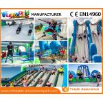 Custom Inflatable Rent Obstacle Course Fireproof Material For Amusement Park for sale