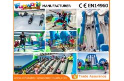 China Custom Inflatable Rent Obstacle Course Fireproof Material For Amusement Park supplier