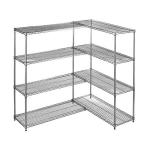 Hospital Storage Tall Hygienic Industrial Wire Shelving Capacity 250 - 300kg Each Layer for sale