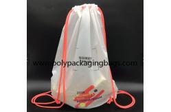 China 7mm Cotton Rope CPE LDPE Plastic Drawstring Backpack supplier