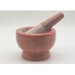 Food Grade Granite Small Mortar And Pestle Fancy Custom Durable Kitchen Tool for sale