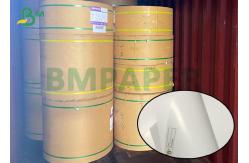 China Virgin Pulp Chromo Gloss Coated 80gsm C1S Art Paper Rolls 720mm 1020mm Width supplier