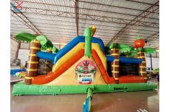 China New Fun Inflatable Pineapple Theme Bouncy Castle Jungle Bounce House for Kids supplier