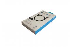 China Recyclable Blue Electronics Cardboard Box With PVC Windows Earphone Packaging supplier