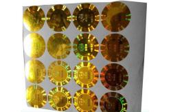 China Silver Seal Hologram Labels For The 10ml Vials Or Boxes supplier