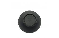 China 7'' Home Melamine Soup Bowl Dinnerware Matte Black Deep Round supplier