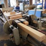 Moulded European Wood Shavings Pallet Block Making Machine for sale