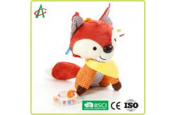 China 25cm Baby Plush Rattle Cute Fox Music Playing EN71 Standard supplier