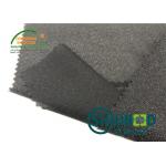 Lightweight Twill Woven Lining Water Jet Polyester Interfacing Black Color for sale