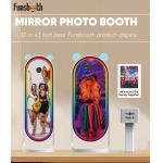 Interactive Mirror Photo Booth For Weddings , Selfie Magic Mirror Photo Booth With Built-in Camera for sale