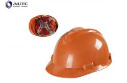 China Petrochemical Construction Hard Hats ABS Plastic Material Textile Straps With Fixing Points supplier