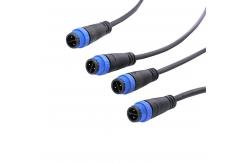 China Waterproof Power Cord & Connectors M15 Connector supplier