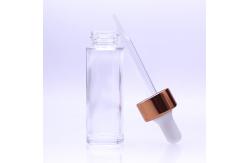China Portable Clear Glass 15ml 0.5oz Serum Dropper Bottles supplier