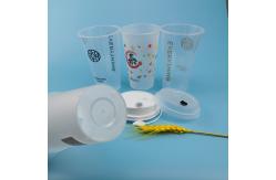 China 500ml 16oz Matte PP BPA Free Boba Plastic Cup supplier