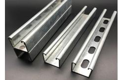 China C Profile Electrical Galvanized 1 58 Slotted Solid Unistrut Strut Channel supplier