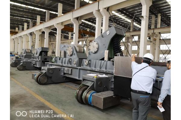 2000 Tons Pipe Welding Turning Rolls For Offshore Wind Tower