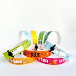Disposable Pvc Wristbands Supplier Water Resistant Customizable Logo Text Event Party Bracelet
