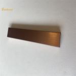 Antique Copper Stainless Steel Tile Trim 20mm Width Hairline Surface for sale