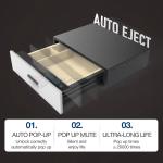 Fingerprint Lock Smart Waterproof Panel Jewelry Safe Box For Home Security