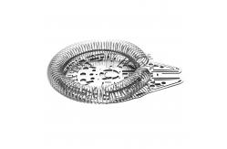 China Spaceship Design Stainless Steel Barware Bar Cocktail Strainer 8.5*11cm supplier