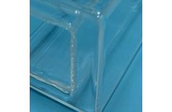 China Double Wall Square Quartz Tube Good Soldering Skills Low Thermal Expansion Coefficient supplier