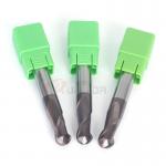 Ball Nose Cutter 10mm 4F 3/8 7/16 5/16 Ball Nose End Mill For Titanium for sale